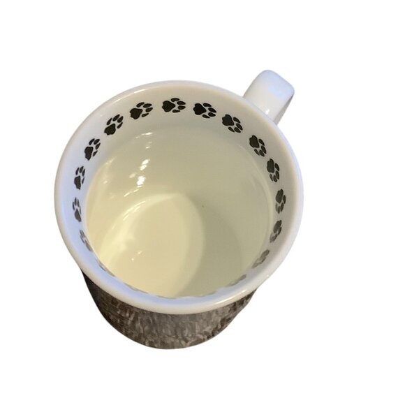 Boxer Dog Ceramic Mug Coffee Cup Paw Print Interior Dimension 9 Pets 4" - Picture 4 of 6